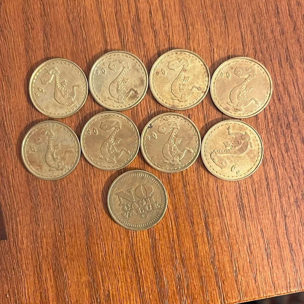 9 Smoking Dragon Coins